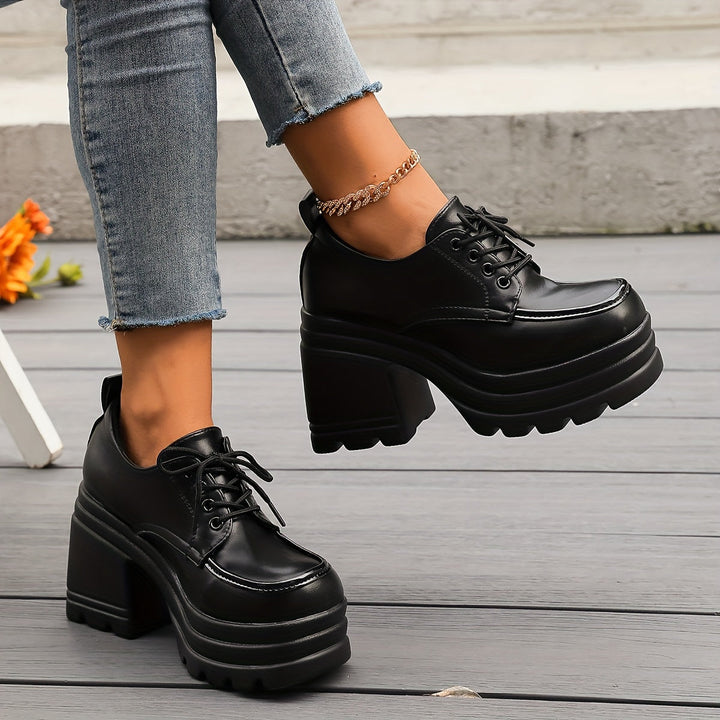 Viviana | Scarpe Oxford con Plateau