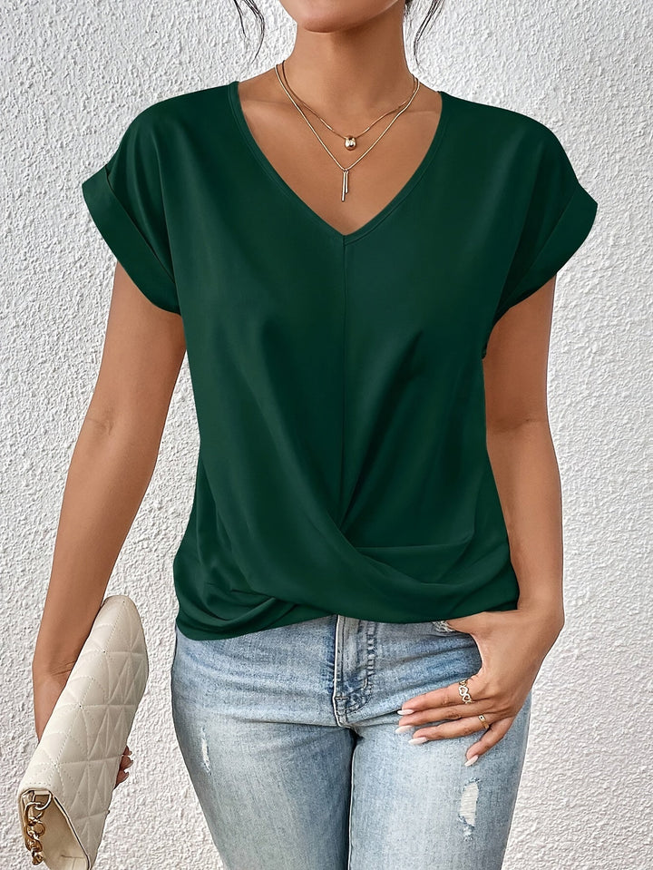MONICA | BLUSA ELEGANTE CON SCOLLO CUORE