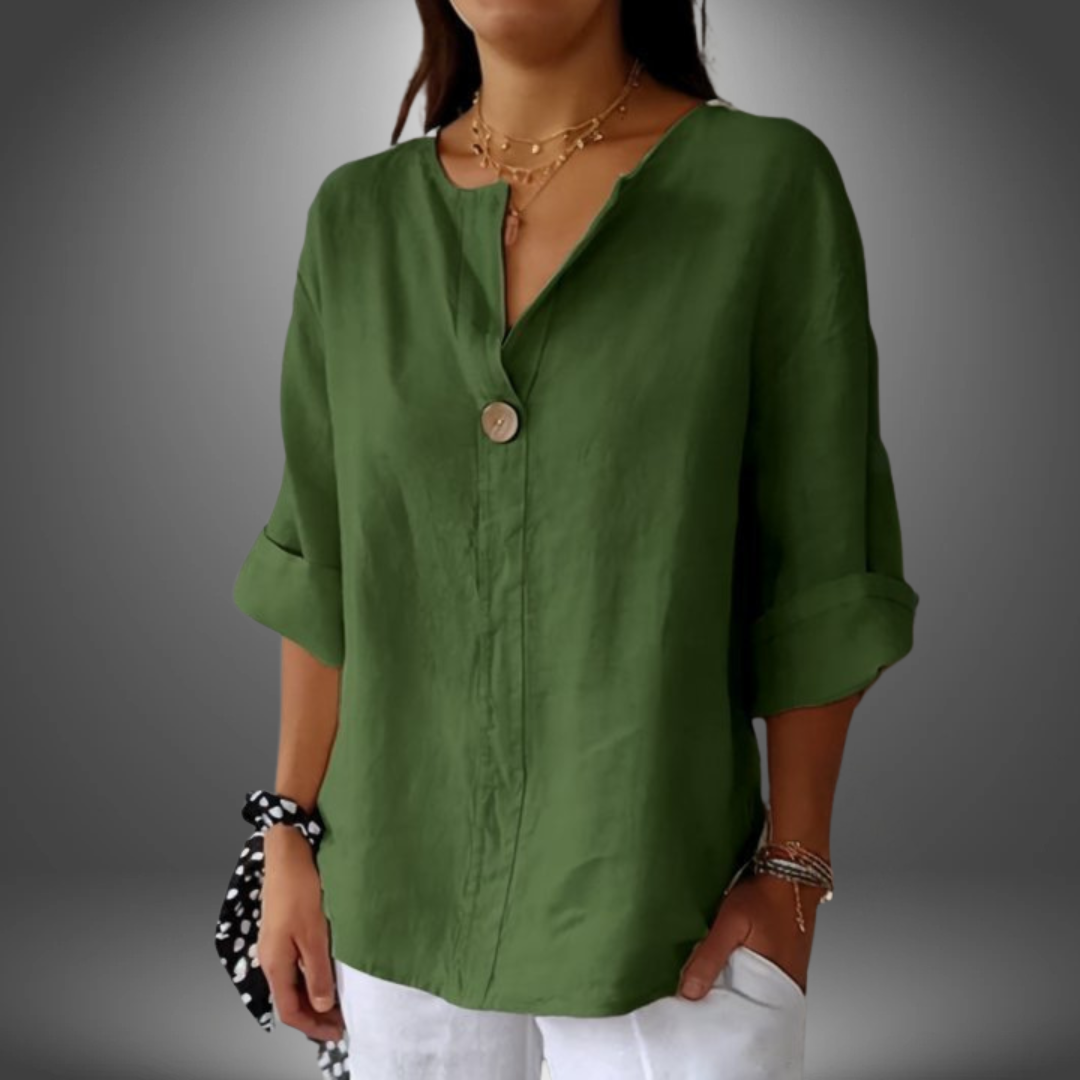 ANASTASIA | BLUSA CON SCOLLO A V QUALITA' PREMIUM