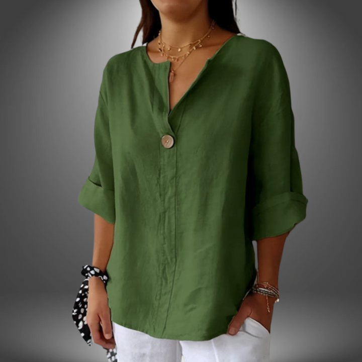 ANASTASIA | BLUSA CON SCOLLO A V QUALITA' PREMIUM
