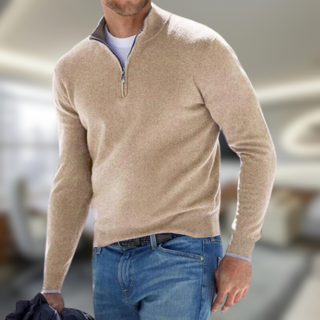 PARIDE™ | Maglione a Collo Alto con Zip