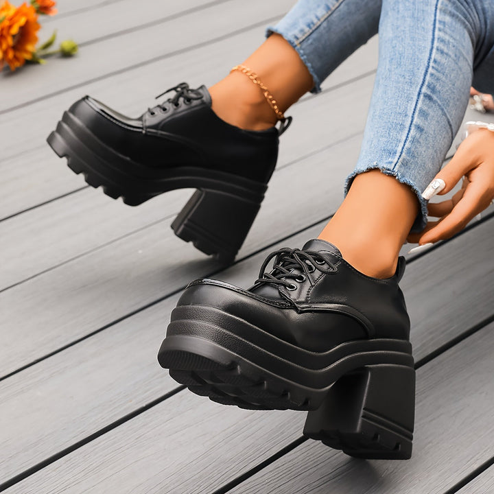Viviana | Scarpe Oxford con Plateau