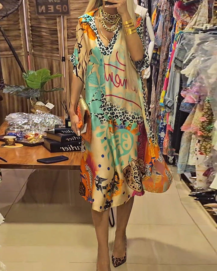 MAURA | ABITO CASUAL CON SCOLLO A V