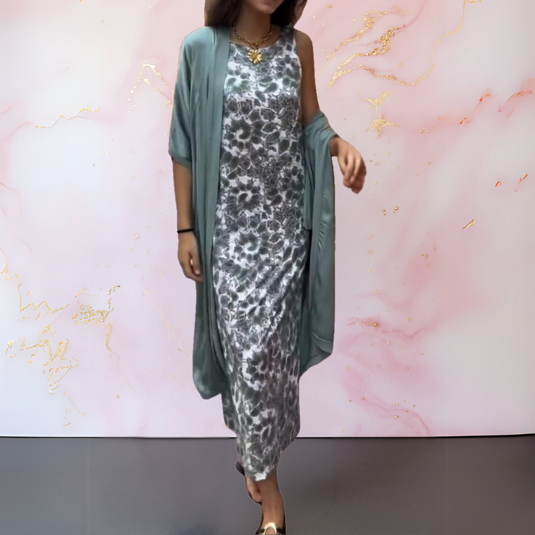 Livia | Abito elegante con cardigan