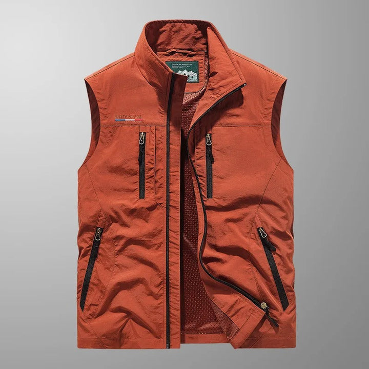 Carlo | Gilet Cargo Traspirante con Diverse Tasche