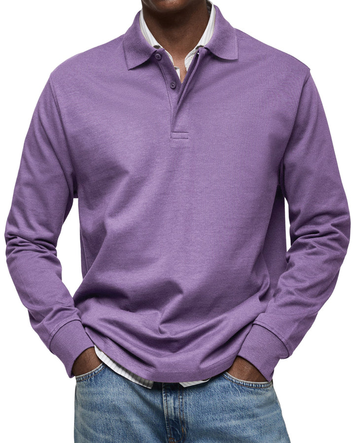 ALESSANDRO | POLO CASUAL A MANICHE LUNGHE DI QUALITA' PREMIUM