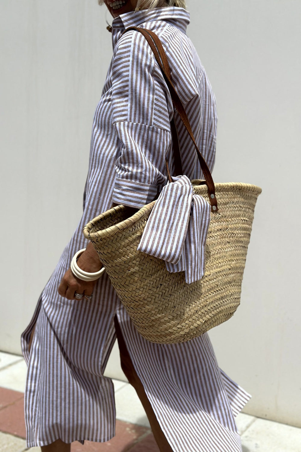 Bettina | Camicia Abito con Righe Intramontabili e Comfort Elegante