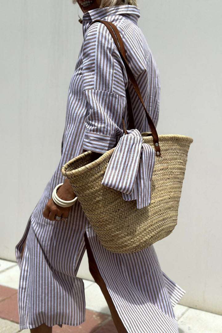 Bettina | Camicia Abito con Righe Intramontabili e Comfort Elegante