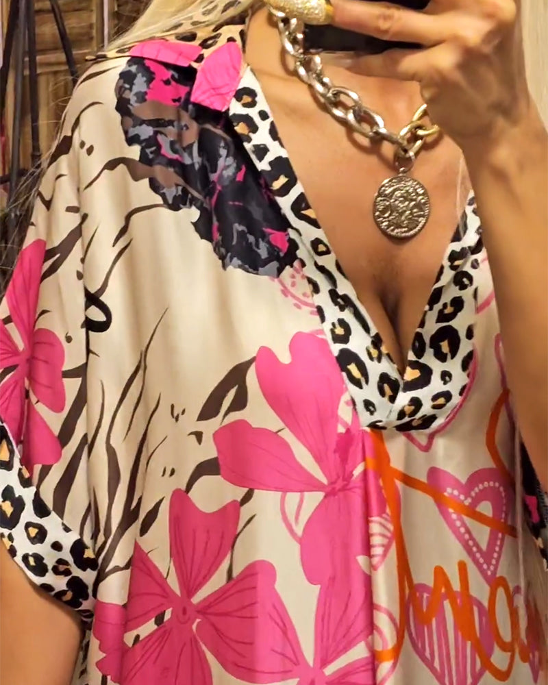 MAURA | ABITO CASUAL CON SCOLLO A V