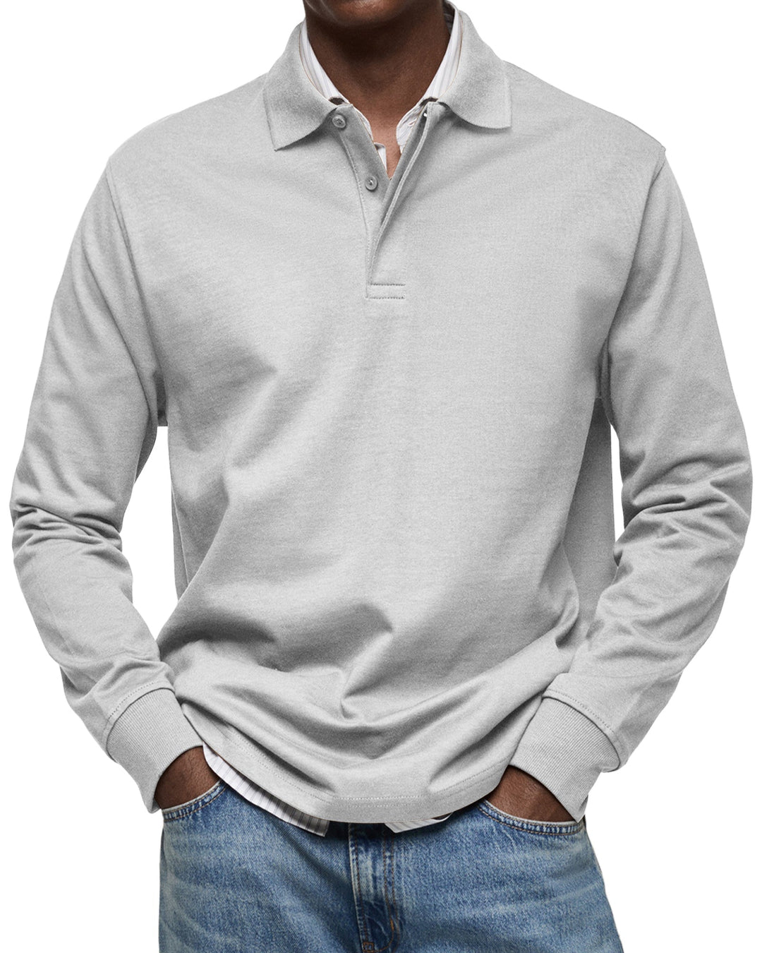ALESSANDRO | POLO CASUAL A MANICHE LUNGHE DI QUALITA' PREMIUM