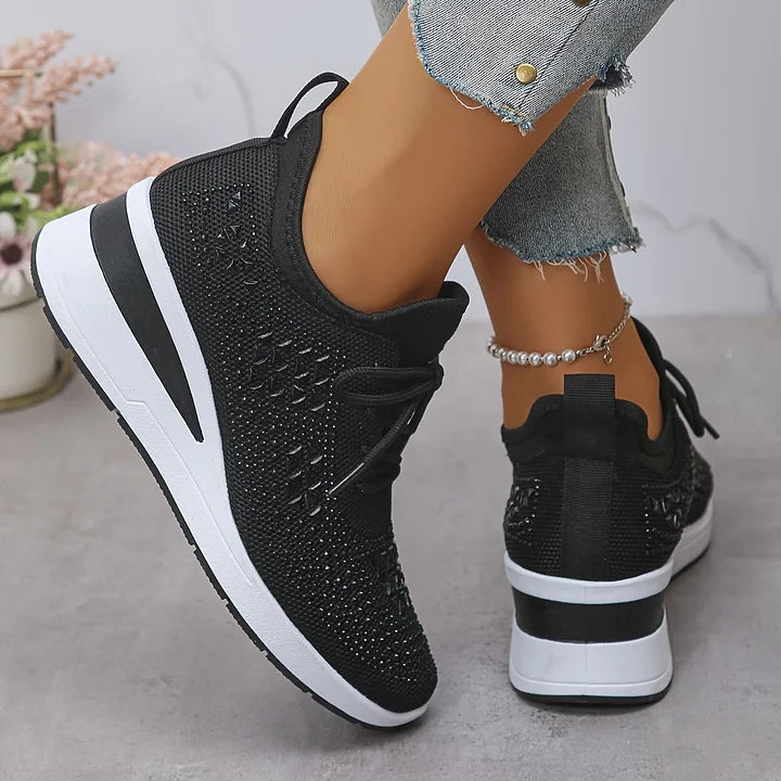 Tatiana | Scarpe ortopediche con strass scintillanti