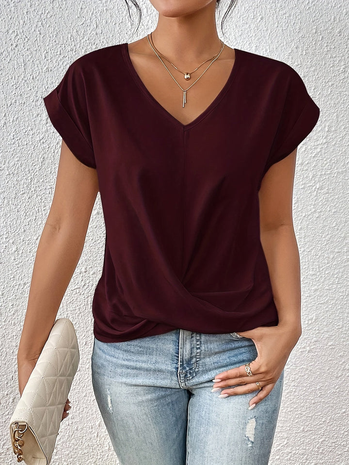 MONICA | BLUSA ELEGANTE CON SCOLLO CUORE