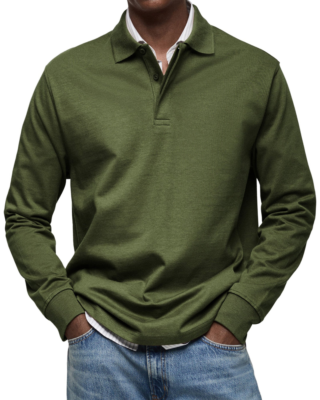 ALESSANDRO | POLO CASUAL A MANICHE LUNGHE DI QUALITA' PREMIUM