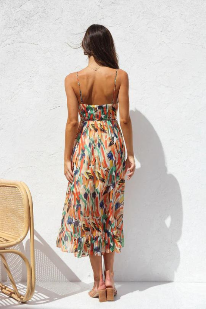 MINA | ABITO ELEGANTE CON COLORI VIVACI