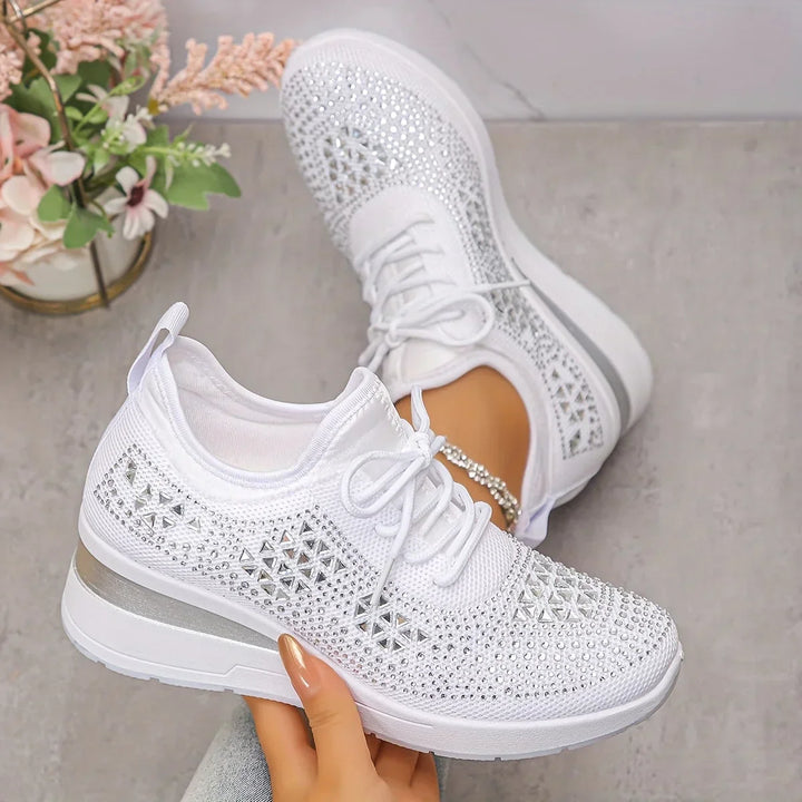 Tatiana | Scarpe ortopediche con strass scintillanti