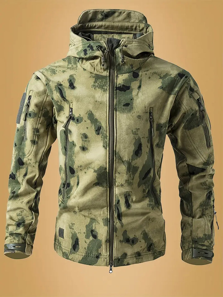 GIANPAOLO | GIACCA MILITARE CON COLLO ALTO E STILE VERSATILE