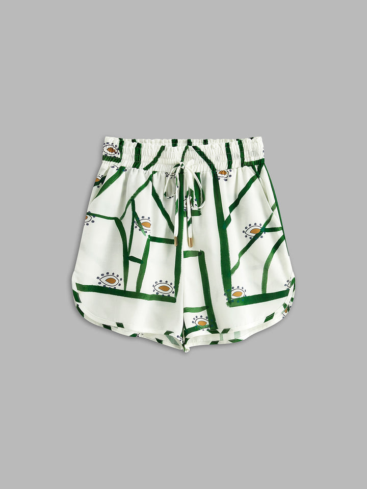 Grazia | Set di Pantaloni Corti con Coulisse