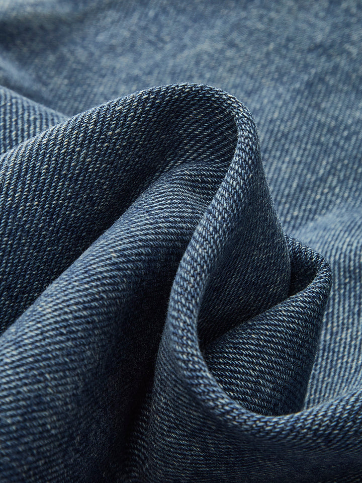 Clelia | Jeans a gamba larga lavati a vita bassa vintage
