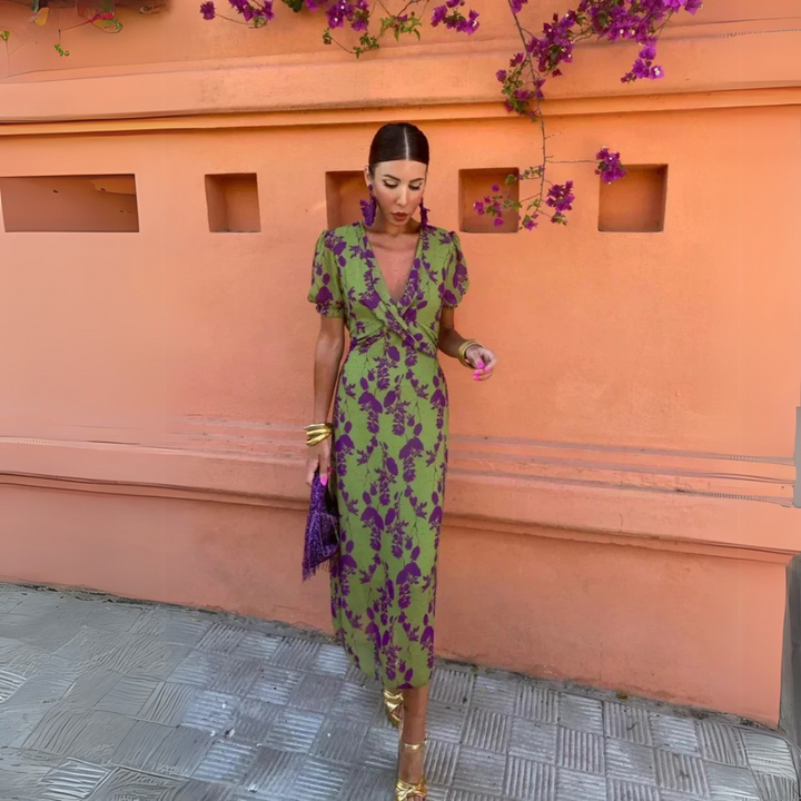 Angelica | Abito Floreale Chic