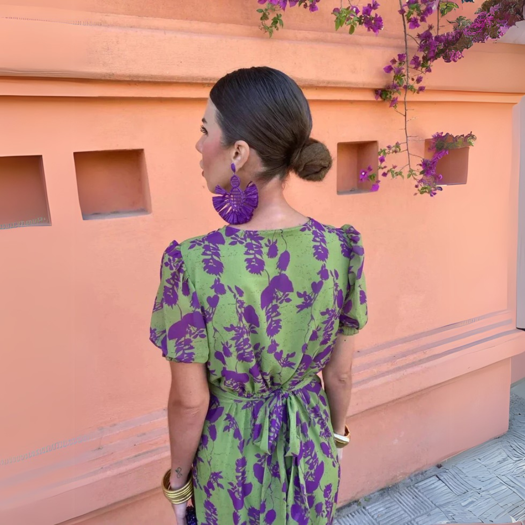 Angelica | Abito Floreale Chic