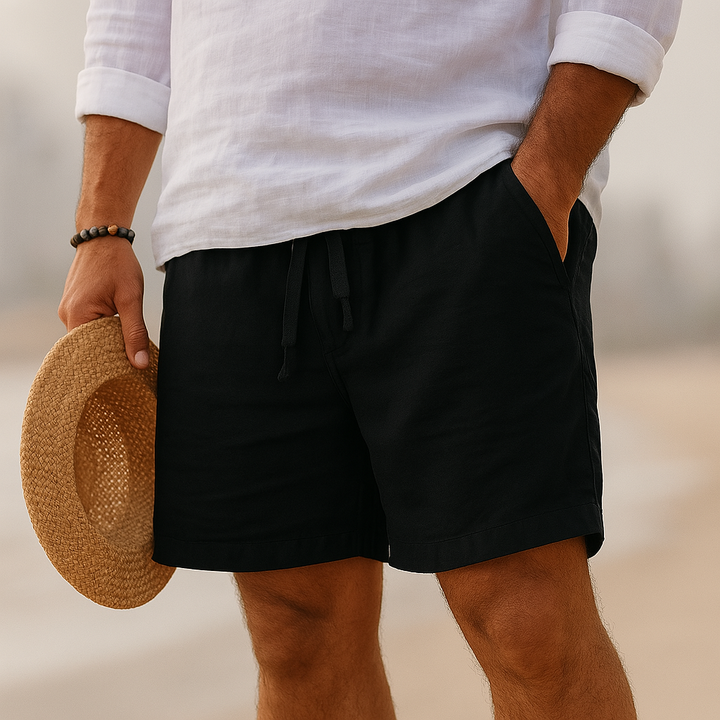 Adriano | Pantalone in Cotone-Lino