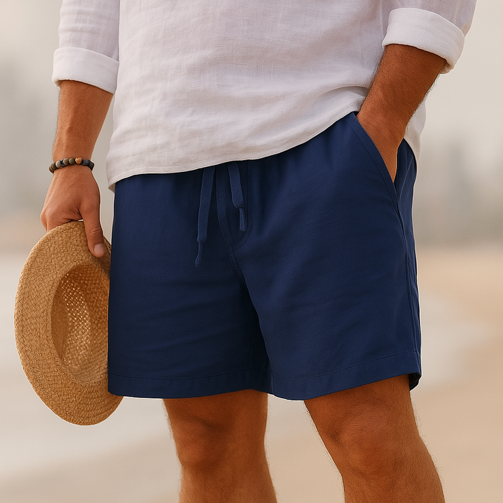Adriano | Pantalone in Cotone-Lino