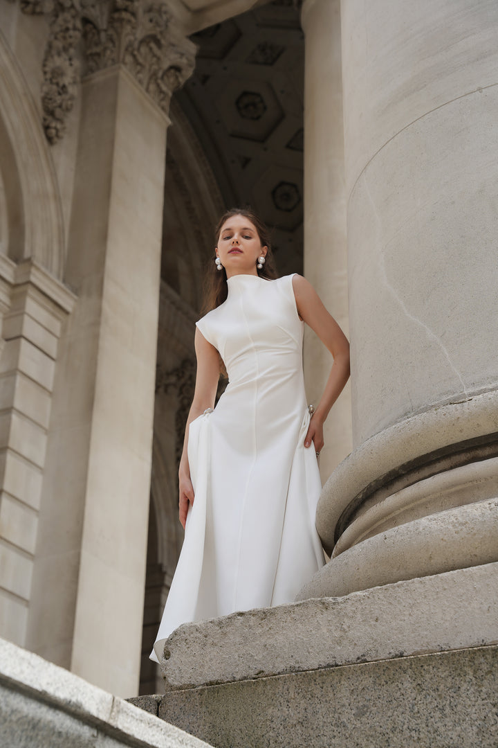 Letizia |  Choker Abito Maxi Senza Maniche