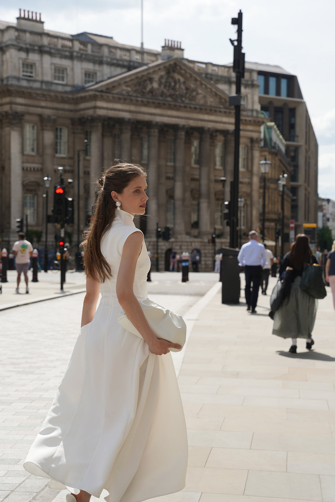 Letizia |  Choker Abito Maxi Senza Maniche