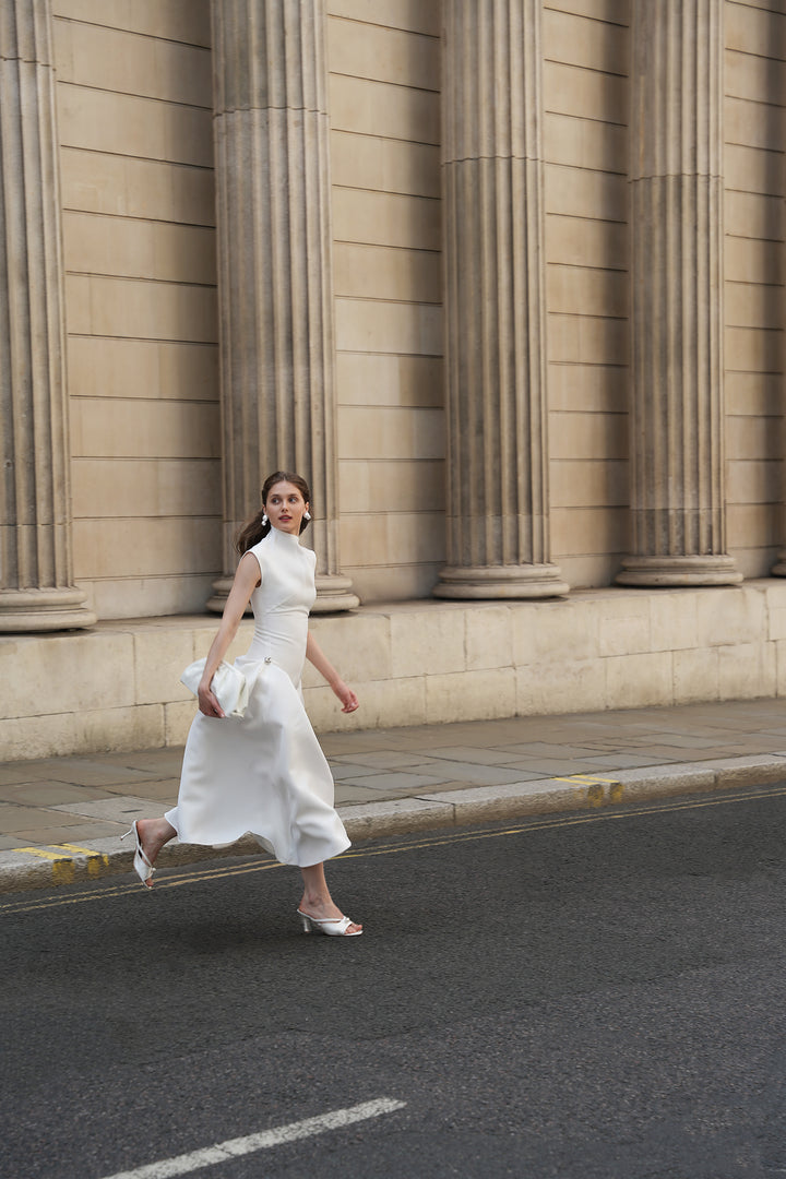 Letizia |  Choker Abito Maxi Senza Maniche