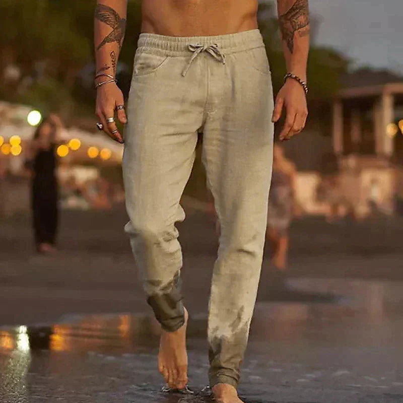 Flavio | PANTALONI DA SPIAGGIA IN LINO