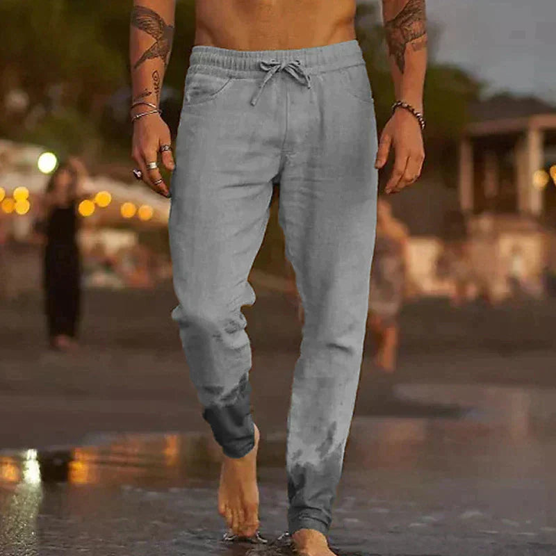 Flavio | PANTALONI DA SPIAGGIA IN LINO