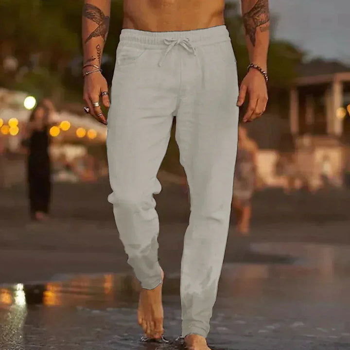 Flavio | PANTALONI DA SPIAGGIA IN LINO