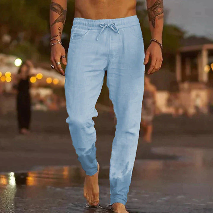 Flavio | PANTALONI DA SPIAGGIA IN LINO