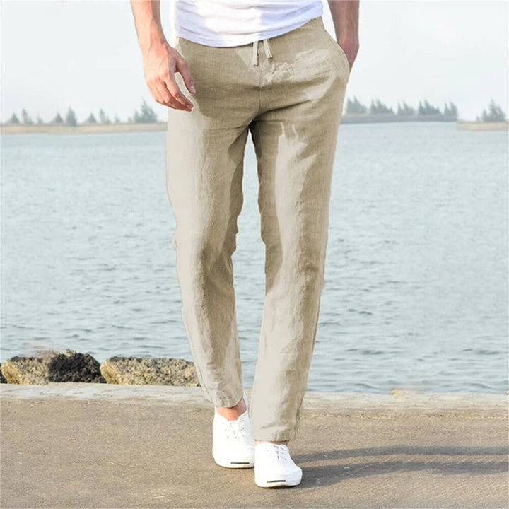 Albino | Pantaloni estivi leggeri da uomo in lino