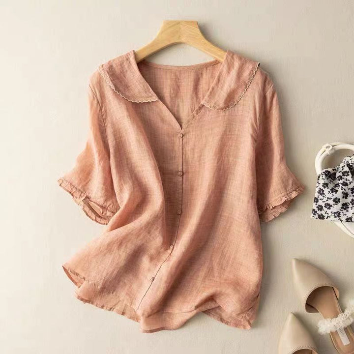 Arisa | Camicia Leggera In Lino Per Donna