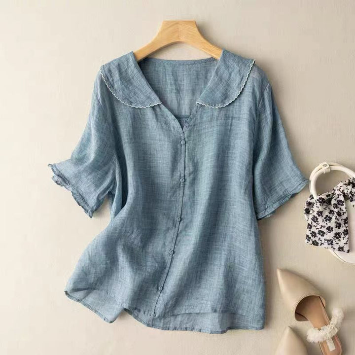 Arisa | Camicia Leggera In Lino Per Donna