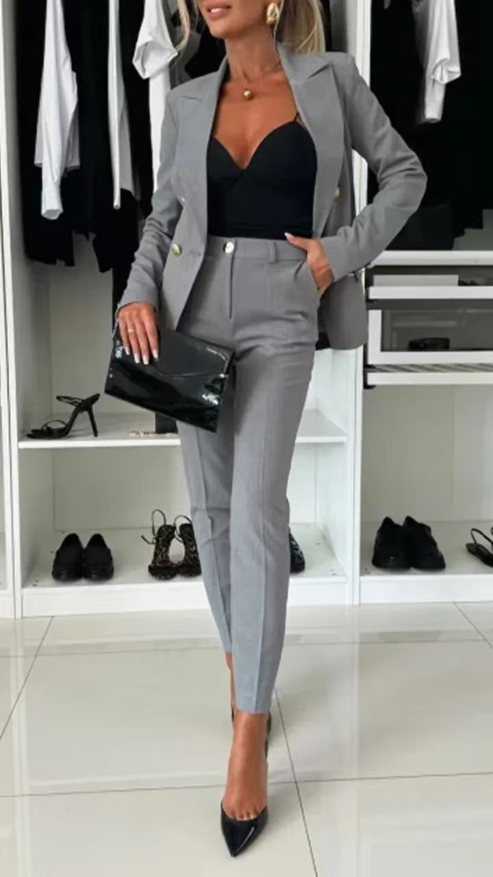 SOFIA™ | SET BLAZER E PANTALONI DAL TAGLIO ELEGANTE