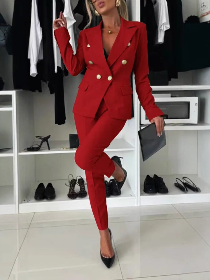 SOFIA™ | SET BLAZER E PANTALONI DAL TAGLIO ELEGANTE