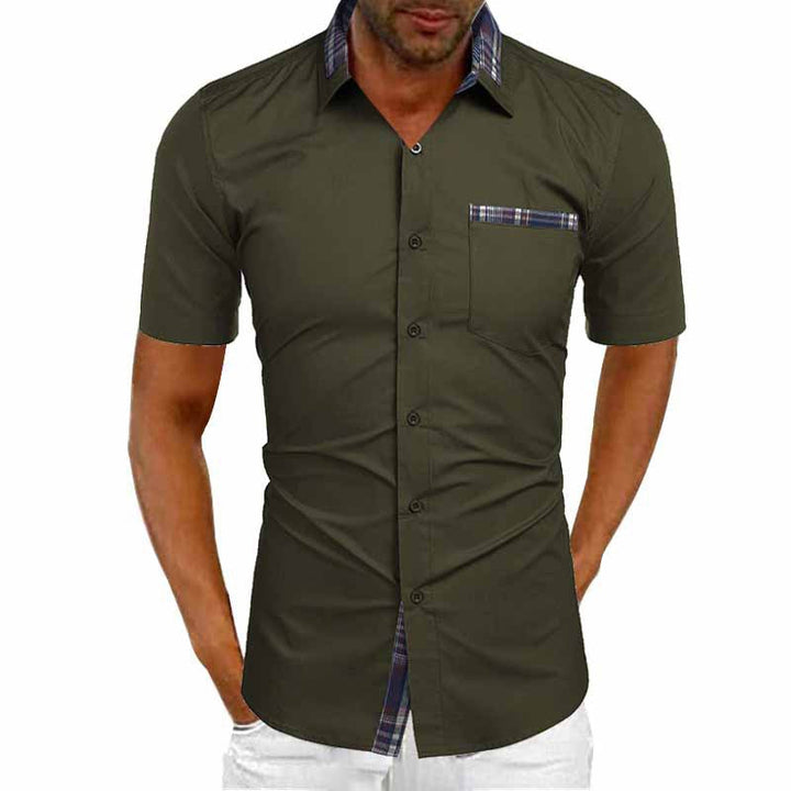 ANTONIO | CAMICIA A MANICHE CORTE DA UOMO