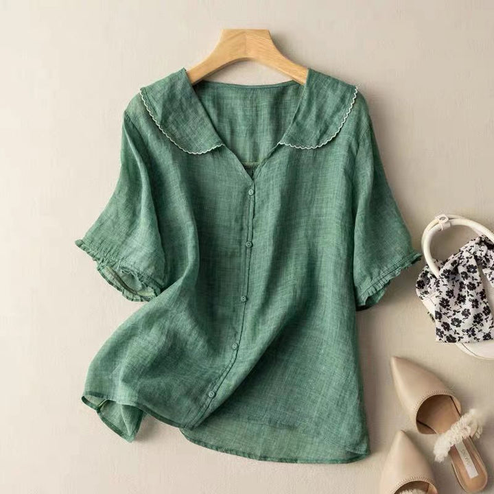 Arisa | Camicia Leggera In Lino Per Donna