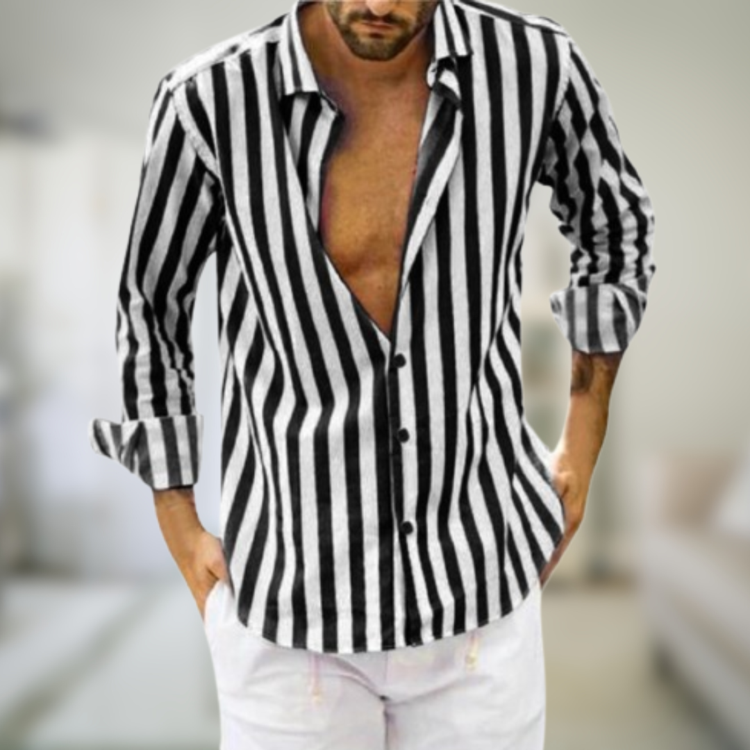 HERMES™ | Camicia da Uomo Cucita a Mano