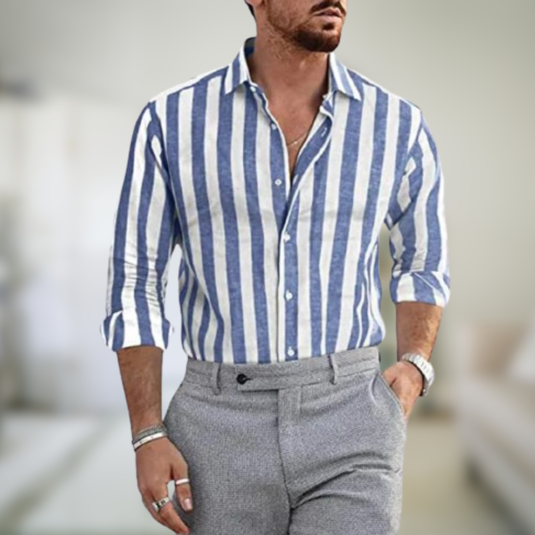 HERMES™ | Camicia da Uomo Cucita a Mano