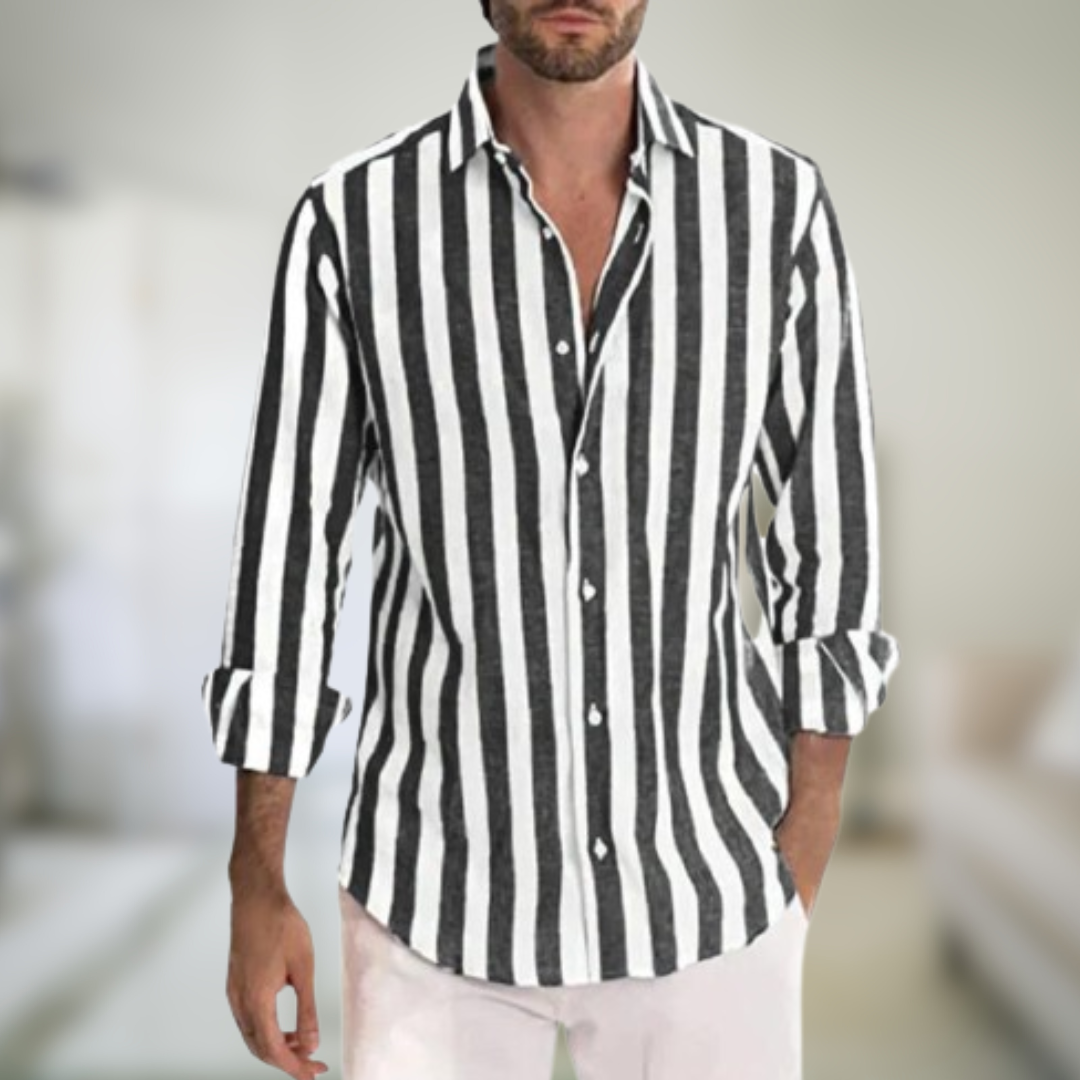 HERMES™ | Camicia da Uomo Cucita a Mano