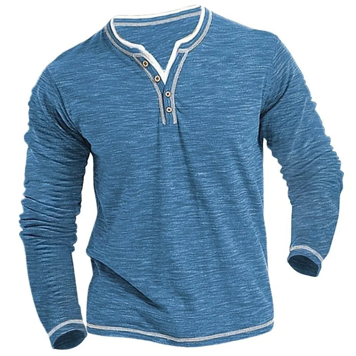 DENNIS | MAGLIA PREMIUM CON SCOLLO A V E MANICHE LUNGHE