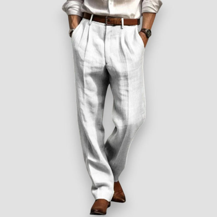 Camillo | Pantaloni in Lino Classici