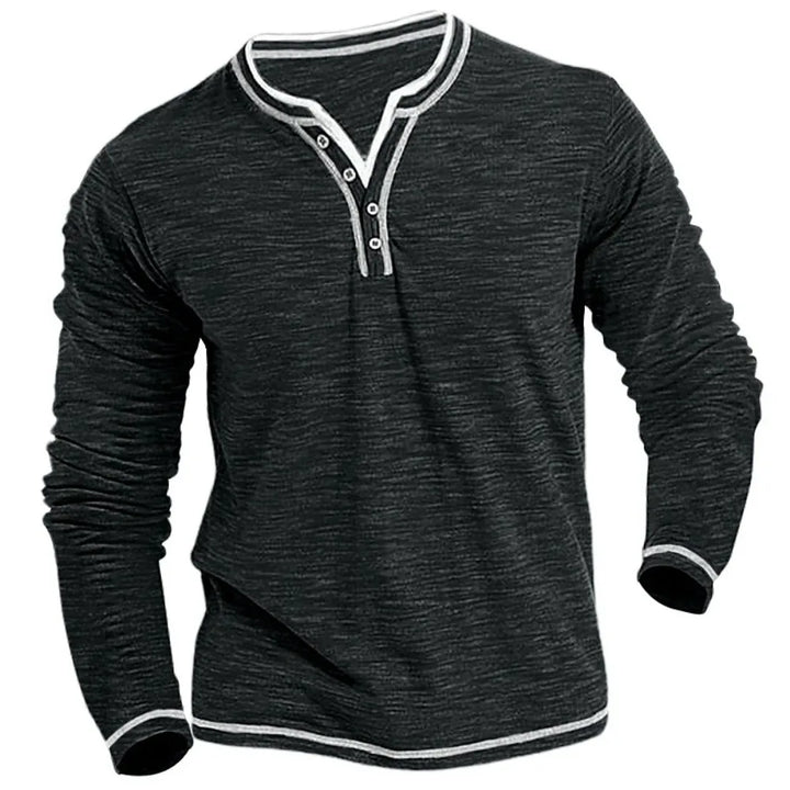 DENNIS | MAGLIA PREMIUM CON SCOLLO A V E MANICHE LUNGHE