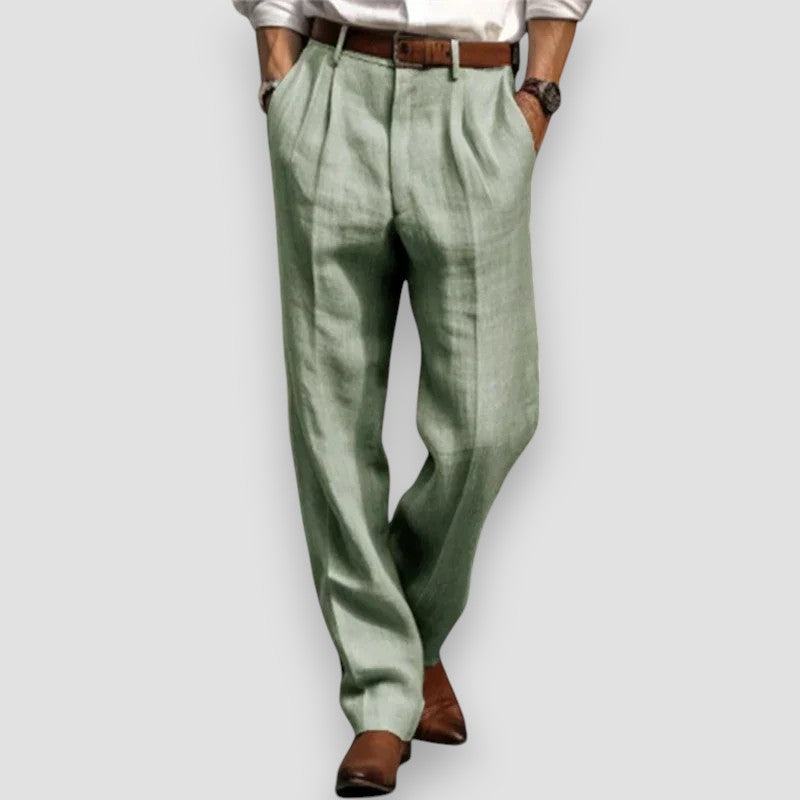 Camillo | Pantaloni in Lino Classici