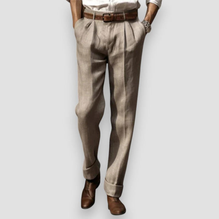 Camillo | Pantaloni in Lino Classici