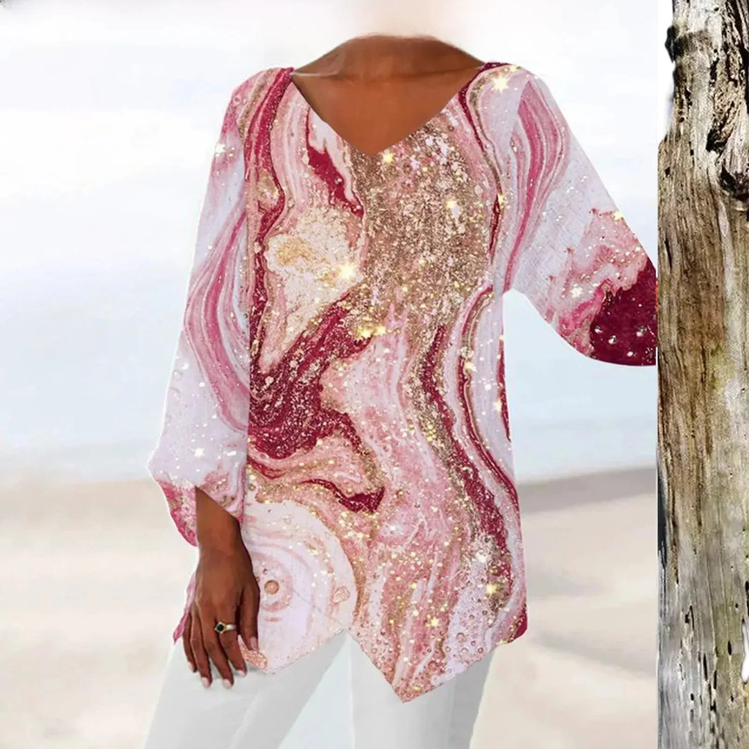 SABRINA | BLUSA VINTAGE CON SCOLLATURA A V