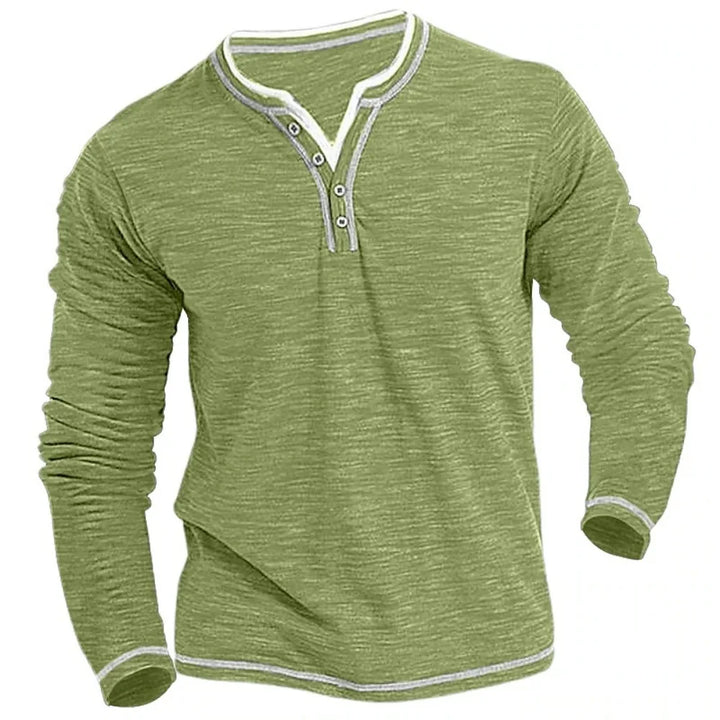 DENNIS | MAGLIA PREMIUM CON SCOLLO A V E MANICHE LUNGHE